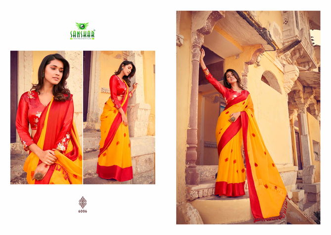 Sanskar Vedika Fancy Ethnic Wear Designer Georgette Saree Collection